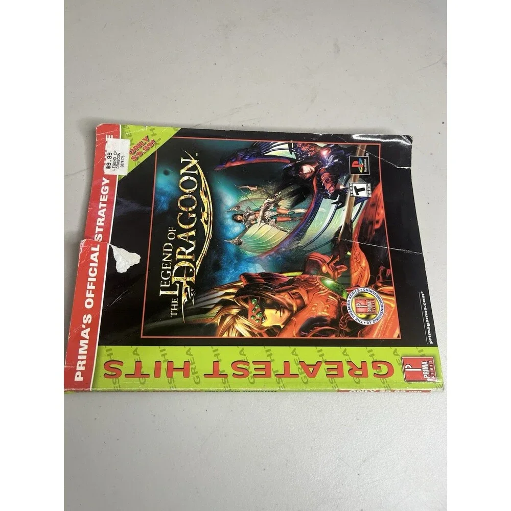 Legend of Dragoon Prima Official Strategy Guide Sony PlayStation PS1